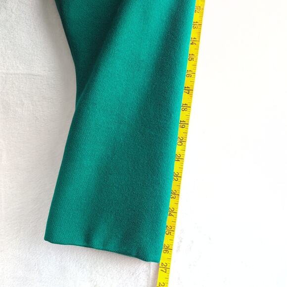 Vintage La Vogue Made In USA 100% Pure Wool Pea Coat Emeral Green Women's Large - Picture 10 of 10